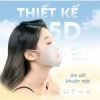 300 khẩu trang 5D DUY NGỌC chính hãng 3 lớp kháng khuẩn 1 lần, chống bụi UV giá 40.000đ 2