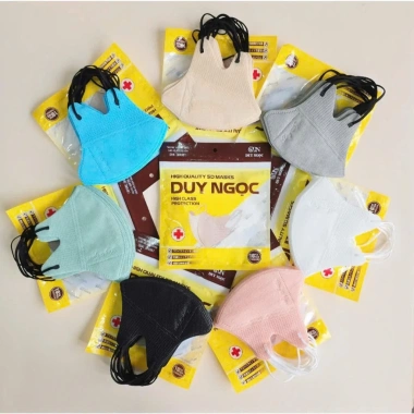 300 khẩu trang 5D DUY NGỌC chính hãng 3 lớp kháng khuẩn 1 lần, chống bụi UV giá 40.000đ