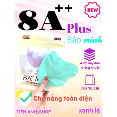 300 khẩu trang 8A Plus BM 4 lớp kháng khuẩn chống nắng UV - Tặng 10c, chỉ 71.000 9