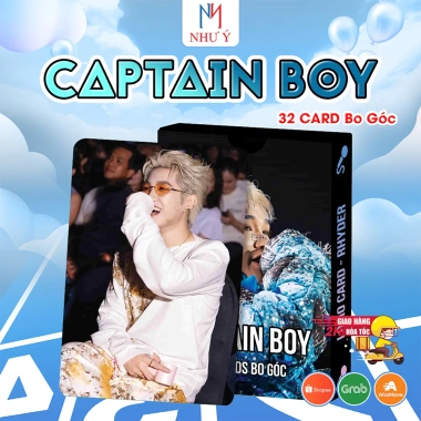 32 Bài Lomo Card CAPTAIN BOY - Thẻ Bài Thần Tượng Sưu Tập Bo Góc, 34.300 VND