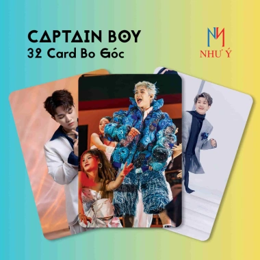 32 Bài Lomo Card CAPTAIN BOY - Thẻ Bài Thần Tượng Sưu Tập Bo Góc, 34.300 VND