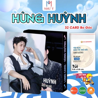 32 Bài Lomo Hùng Huỳnh Thẻ Bài Thần Tượng Sưu Tập Anh Trai Bo Góc - Giá chỉ 35.000đ