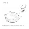 3/5 Đệm Bảo Vệ Coros Pace Pro, Vertix 2, APEX 2 Pro 42-46mm - Cắm Bụi, Cổng Sạc, Phụ Kiện Đồng Hồ 3