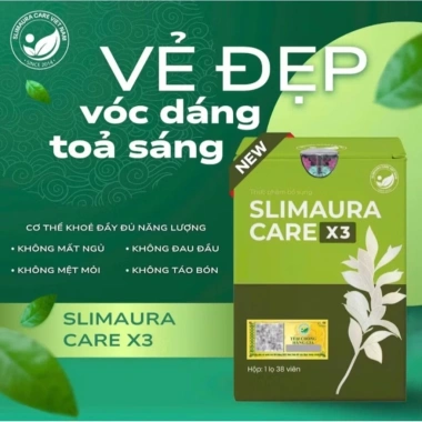 38 Viên Trà Thảo Mộc Slimaura Care X3 Chính Hãng - Giảm Cân Hiệu Quả, Giá 465.000 VNĐ (Giá Gốc 599.850) 2