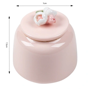 3D Cầm Tay Hoa Trà Lon Gốm Kín Chống Ẩm - Bảo Quản Trà Nhỏ Cho Gia Đình, Giá 159.500₫ 4 3D Cầm Tay Hoa Trà Lon Gốm Kín Chống Ẩm - Bảo Quản Trà Nhỏ Cho Gia Đình, Giá 159.500₫ 4