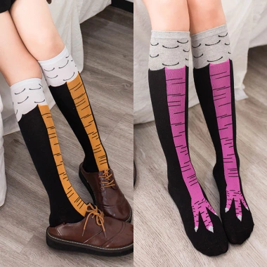 3D Vớ Chân Gà Tất Dài Nữ Đầu Gối Hoạt Hình Ngộ Nghĩnh - Quà Tặng Độc Đáo 38.783₫ 5