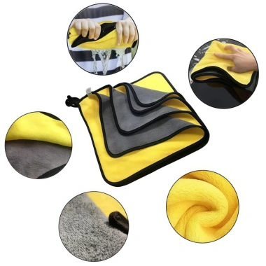 3M Khăn Lau Xe Microfiber 2 Mặt Siêu Thấm Hút Không Trầy 30x30cm Ô Tô Xe Máy Giá 32.000