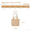 3PhầnTư Túi Tote Nam Nữ Mini Vải Cotton Pha Nylon Phối Màu - Giá ưu đãi 79.000₫ 2