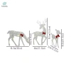 3x Bộ Tuần Lộc Giáng Sinh Ngoại Trời Hươu, Trang Trí Sân Vườn Tiệc, Giá 700.700₫ 5