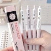 4 Bộ Bút Gel Đổi Mặt Vui Nhộn 0.5mm Nhanh Khô, Cho Bút Mực Đen, Văn Phòng 2