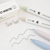 4 Bộ Bút Gel Đổi Mặt Vui Nhộn 0.5mm Nhanh Khô, Cho Bút Mực Đen, Văn Phòng 5