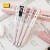 4 Bộ Bút Gel Đổi Mặt Vui Nhộn 0.5mm Nhanh Khô, Cho Bút Mực Đen, Văn Phòng 6