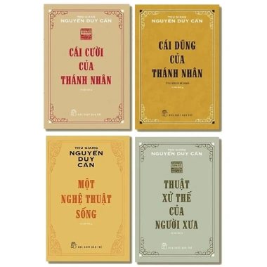 4 cuốn: Cái Dũng Của Thánh Nhân, Cái Cười Của Thánh Nhân, Một Nghệ Thuật Sống, Thuật Xử Thế Người Xưa - 55.000 VNĐ