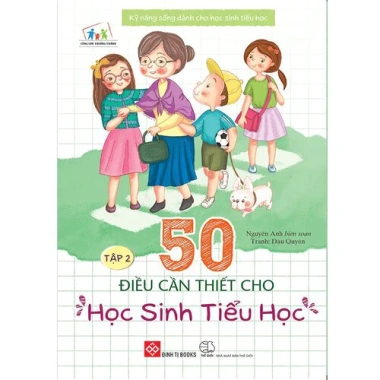 4 quyển Sách Kỹ năng sống cho học sinh tiểu học - 50 điều cần thiết, phát triển toàn diện 5