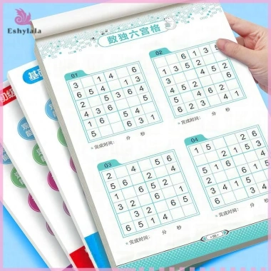 4 Thang Tư Duy Logic Sudoku - Sách 469 Trò Chơi Lưới Cho Trẻ Em, Giá 49.280₫