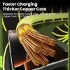 4 trong 1 240W Cáp sạc siêu nhanh USB sang Type C silicon lỏng chống treo, hỗ trợ iOS15/16 và truyền dữ liệu, giá 65.999 VND 5
