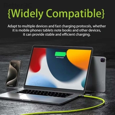 4 trong 1 240W Cáp sạc siêu nhanh USB sang Type C silicon lỏng chống treo, hỗ trợ iOS15/16 và truyền dữ liệu, giá 65.999 VND
