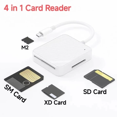 4 Trong 1 Smart Media OTG SM/XD/M2/SD - Đầu Đọc Thẻ Nhớ USB Cho iOS Android, Giá 283.800 VND 3