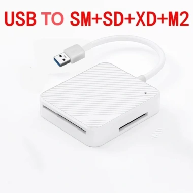 4 Trong 1 Smart Media OTG SM/XD/M2/SD - Đầu Đọc Thẻ Nhớ USB Cho iOS Android, Giá 283.800 VND 9