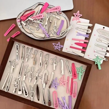 40 chiếc kẹp tóc Dopamine Girls Star - phụ kiện nữ xinh nổ bật, giảm 20% 2