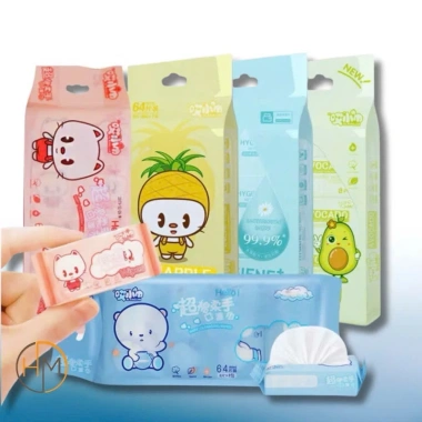 40 Gói Khăn Ướt Mini Bỏ Túi Kháng Chất Tẩy Trắng - Giá chỉ 29.000đ