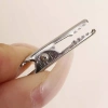 40 Kẹp Cá Sấu Kim Loại Kép Tay Cầm Gỗ - Công Cụ Vẽ Mô Hình An Toàn, Chống ẩm, Giá đỡ DIY 9
