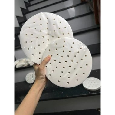 400 Tờ Giấy Nến Đục Lỗ Chống Dính 2 Mặt 250°C Không Thấm Dầu - Giá 28.000₫ 4
