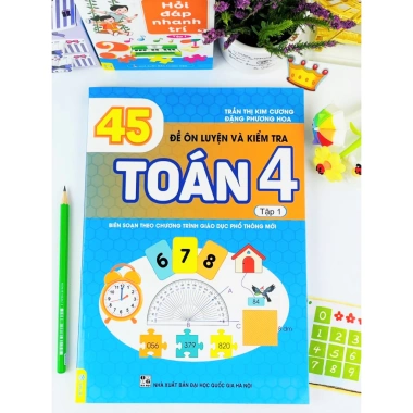 45 Đề Ôn Luyện Toán 4 GDPT mới - Sách ndbooks, Giá ưu đãi 71.200đ, Đầy đề kiểm tra 3