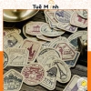 46 Sticker tem kraft vintage Bullet Journal STI26 Vpp Tuệ Minh - giảm còn 21.850₫
