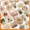 46 Sticker tem kraft vintage Bullet Journal STI26 Vpp Tuệ Minh - giảm còn 21.850₫ 5