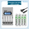 4Khe GOX LCD Hiển Thị Pin Thông Minh - Nạp Energizer AA 2.300mAh/AAA 800mAh - Giá 176.880₫
