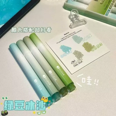 4PCS Bút Đánh Dấu Mini Macaron Xinh Xắn Giá 30.000 Tiện Dụng Cho Học Sinh 10