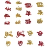 5 bộ chữ xốp kim tuyến 4,5cm keo mặt sau - Dưa dừa bưởi trưng Tết giá 20.000 2