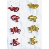 5 bộ chữ xốp kim tuyến 4,5cm keo mặt sau - Dưa dừa bưởi trưng Tết giá 20.000 4