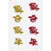 5 bộ chữ xốp kim tuyến 4,5cm keo mặt sau - Dưa dừa bưởi trưng Tết giá 20.000 6