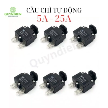 5 Cái Cầu Chì Tự Động Ngắt Nhiều Dòng Bảo Vệ Thiết Bị Điện - Quỳnh Diễn 94,575 VND