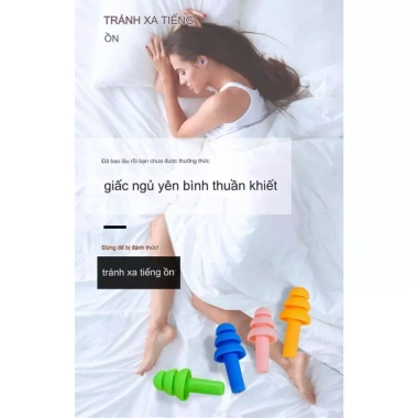 5 Cặp Nút Bịt Tai Chống Ồn Chống Thấm, Ngủ Yên, Bơi An Toàn, Giá Ưu Đãi 20.000₫