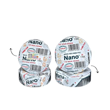 5 Cuộn Băng Keo Nano Điện Tô Nga Dũng Đen Chính Hãng - Siêu Dính, Cách Điện An Toàn, Giá 14,014₫