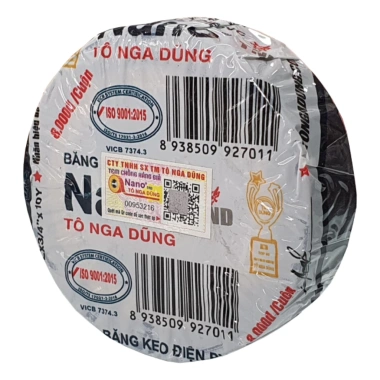 5 Cuộn Băng Keo Nano Điện Tô Nga Dũng Đen Chính Hãng - Siêu Dính, Cách Điện An Toàn, Giá 14,014₫