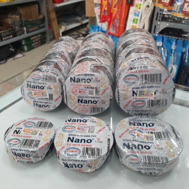 5 Cuộn Băng Keo Nano Điện Tô Nga Dũng Đen Chính Hãng - Siêu Dính, Cách Điện An Toàn, Giá 14,014₫