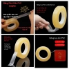 5 cuộn Băng Keo Niêm Phong Kín Miệng Hộp, Sắt, Thiếc - Không Dấu Vết, Đựng Thực Phẩm 2