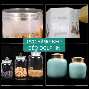 5 cuộn Băng Keo Niêm Phong Kín Miệng Hộp, Sắt, Thiếc - Không Dấu Vết, Đựng Thực Phẩm 5