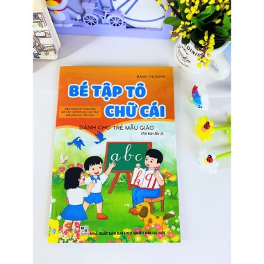5 cuốn Sách Bé tập viết, học vần, học toán, tô màu - Trẻ mẫu giáo - 83.300₫ 7