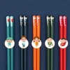 5 Đôi Đũa Nhật Bản Kháng Khuẩn Chống Ẩm Mốc Nhiều Màu Chống Trượt 19.000 VND