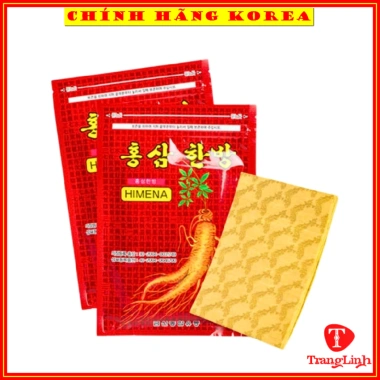 5 gói Cao dán sâm Himena Hàn Quốc 100 miếng - Hồng sâm chính hãng 139.000đ