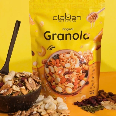 5 Gói Granola Olaben Nutrition – Giảm giá, Tặng Gạo Dừa, Bữa sáng Dinh dưỡng, Giá chỉ 1.349.000₫ 2