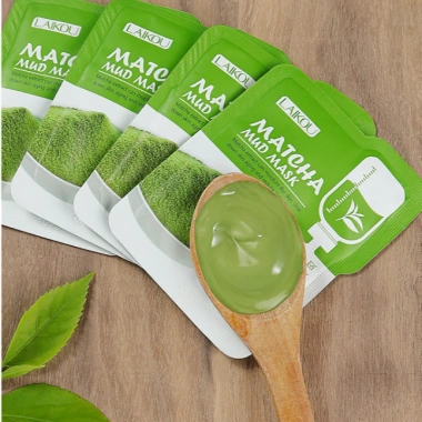 5 Gói Mặt Nạ Bùn Laikou Mix Sakura, Matcha, Cà Tím, Đậu Xanh, Tràm Trà - 22.500đ