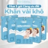 5 gói Tushie Treats khăn vải khô đa năng 300g an toàn, dịu nhẹ cho mẹ và bé, vải không dệt, giá ưu đãi 180.000 VND