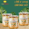 5 hũ 200g Hạt điều rang muối Bình Phước Vinaca - Hạt cồ to, giảm giá 270k 5