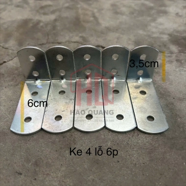 5 Ke Sắt Góc Vuông Đa Năng - Lắp ráp nội thất, gia cố kệ gỗ, bàn ghế, giá 12.184₫ 4